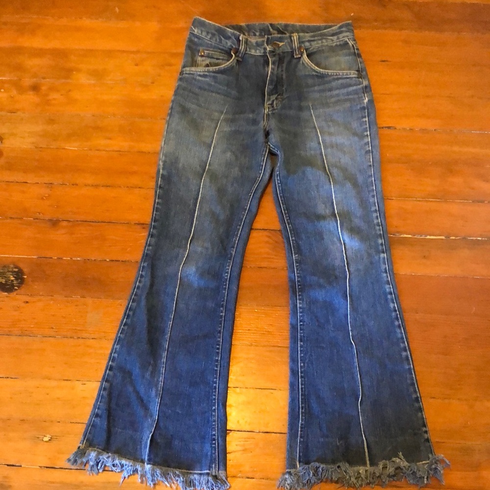 Vintage 70s Lee Flare Bell Bottom Jeans
